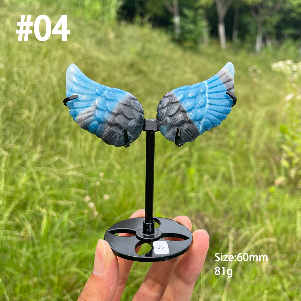 Unique,Natural Crystal Trolleite Angel Wing Display