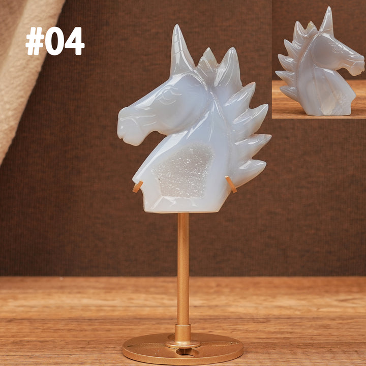 Unique, Agate Geode Unicorn