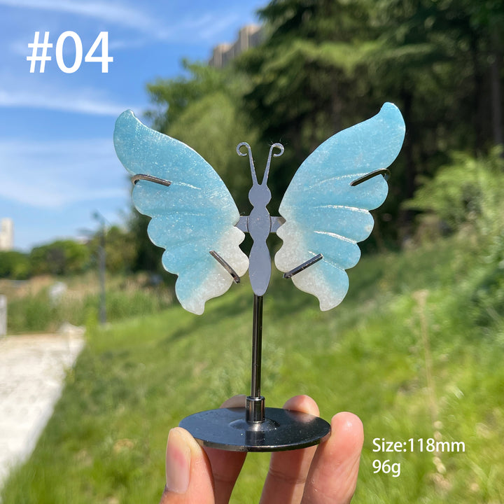 Unique,Natural Trolleite Butterfly Wings Display