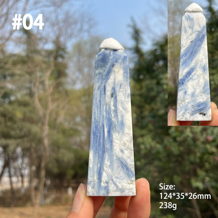 Unique,Natural Crystal Blue Kyanite Point