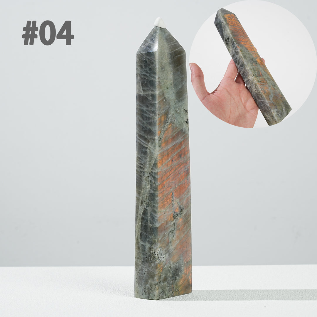Unique, Natural Labradorite Point