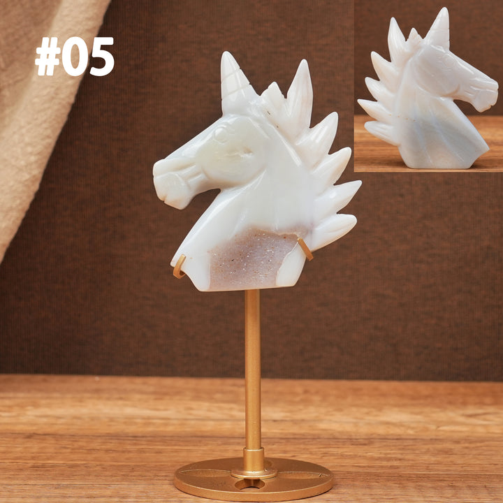 Unique, Agate Geode Unicorn