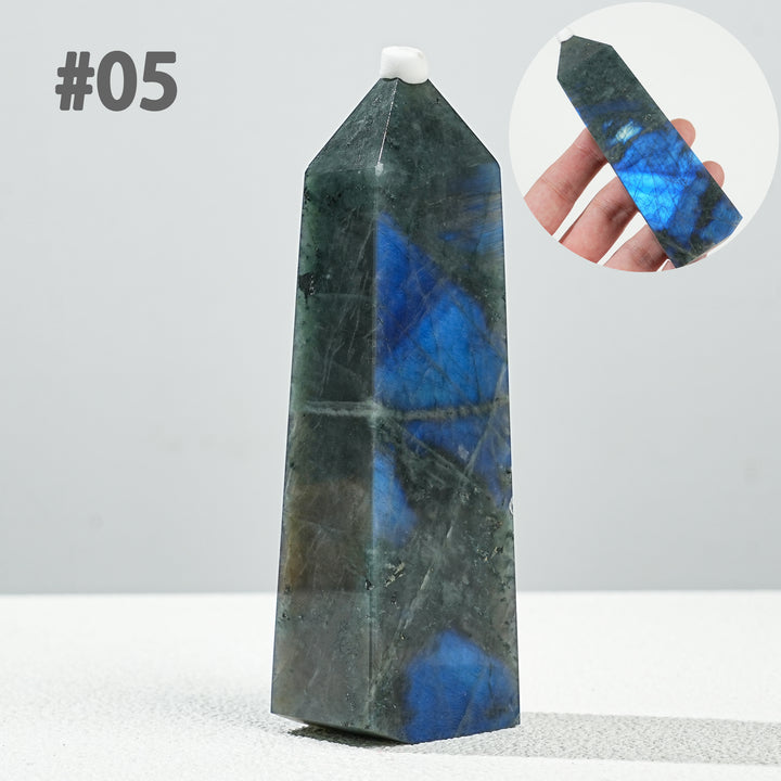 Unique, Natural Labradorite Point