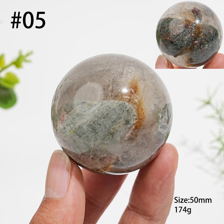 Unique,Natural Crystal Garden Quartz Sphere