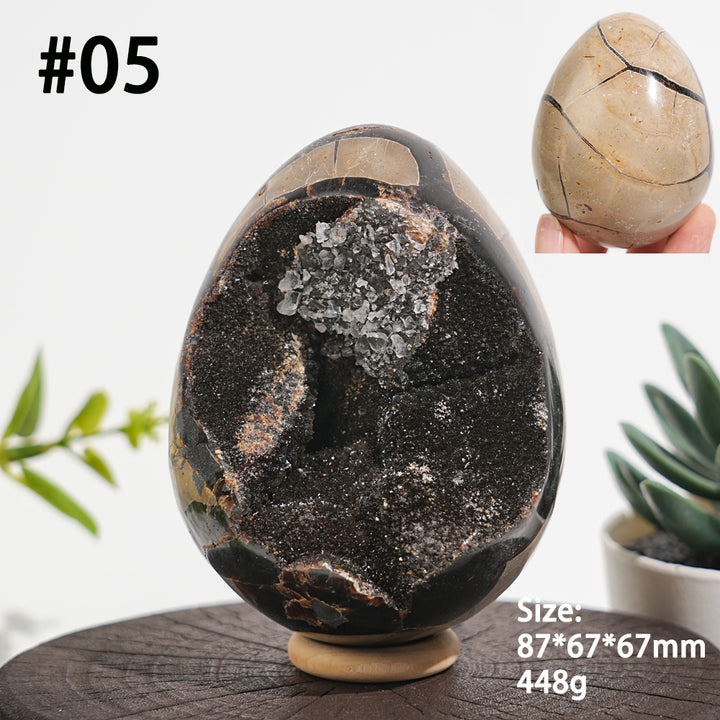 Unique,Natural Crystal Septarian Egg