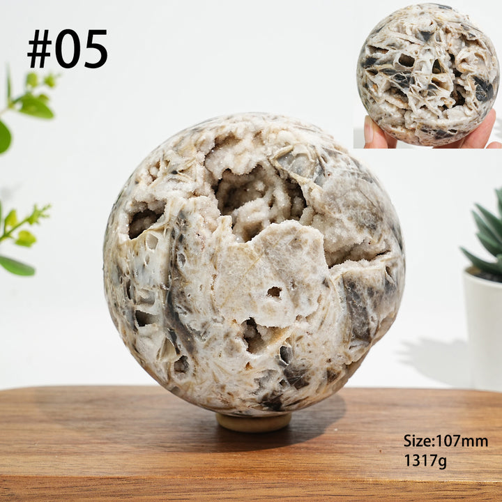 Unique,Natural Crystal Intricate Sphalerite Sphere