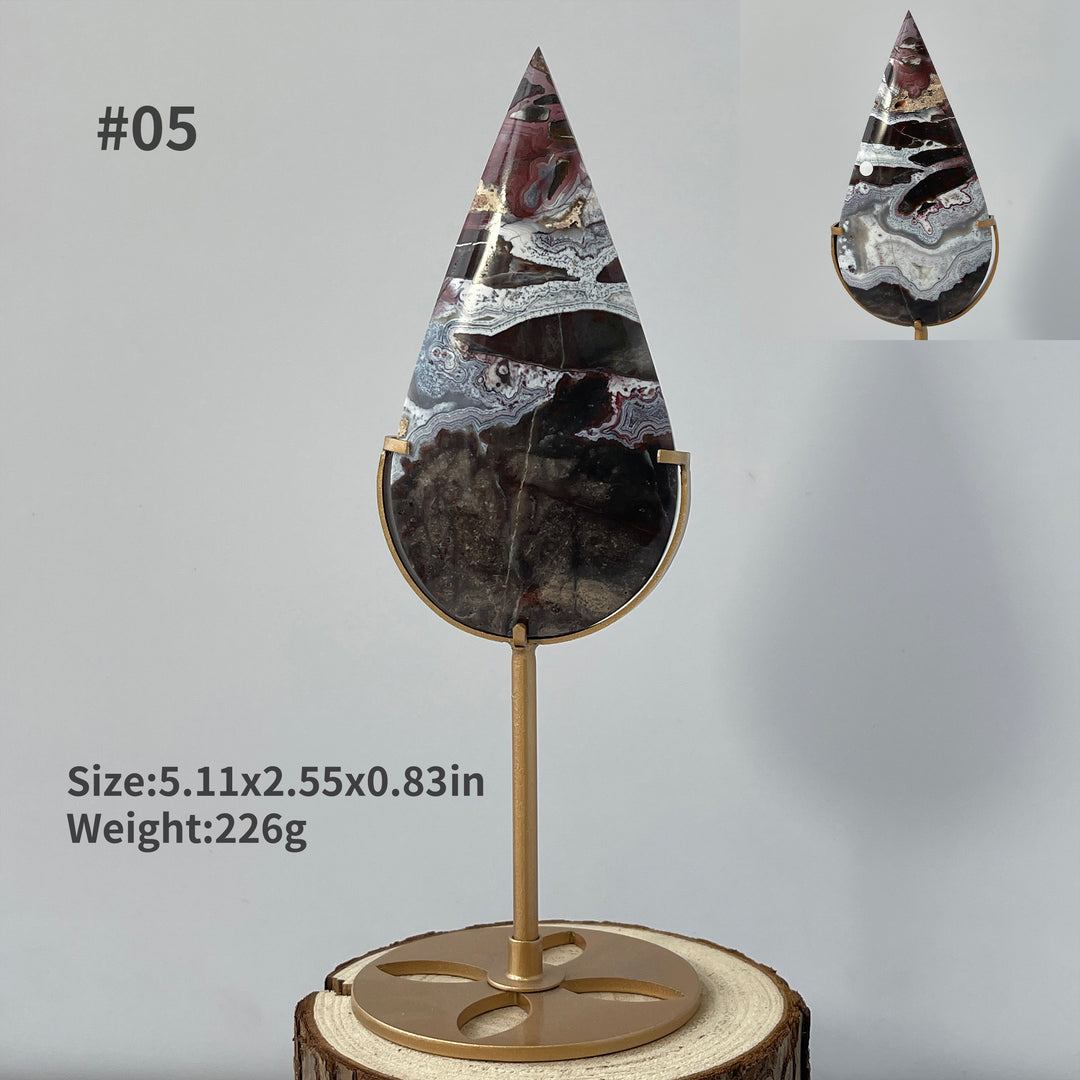 Unique,Natural Crystal Teardrop