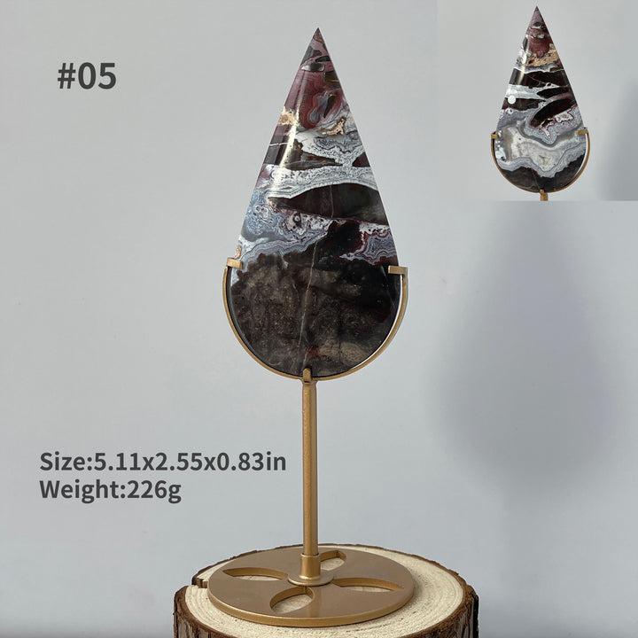 Unique,Natural Crystal Teardrop