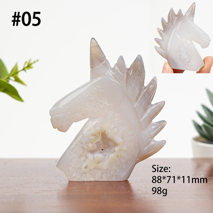Unique, Agate Geode Unicorn