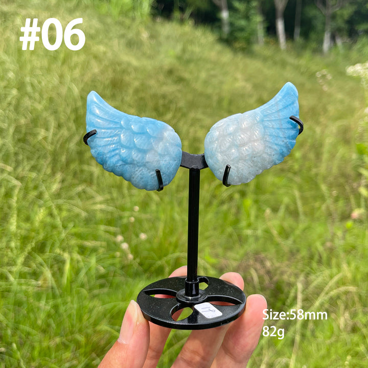 Unique,Natural Crystal Trolleite Angel Wing Display