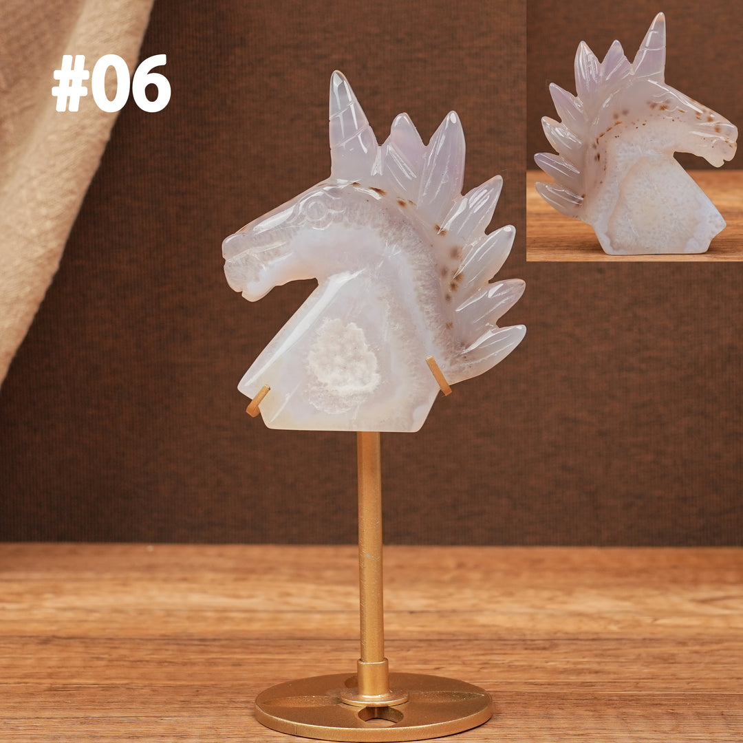 Unique, Agate Geode Unicorn