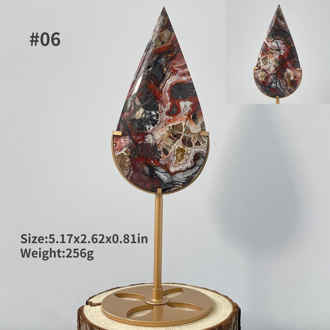 Unique,Natural Crystal Teardrop