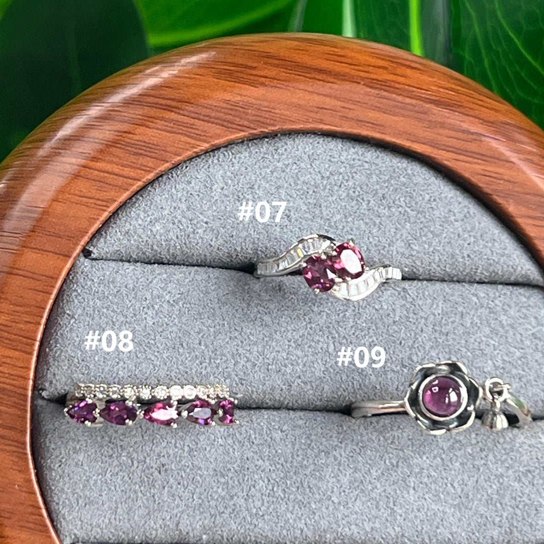 Garnet Ring,S925