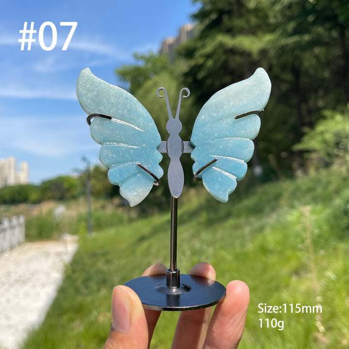 Unique,Natural Trolleite Butterfly Wings Display
