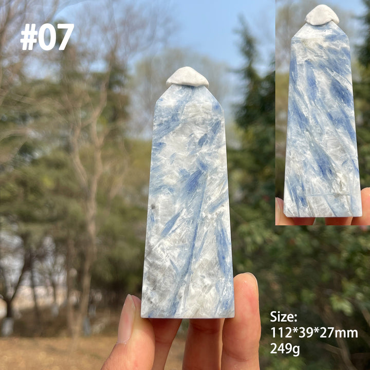 Unique,Natural Crystal Blue Kyanite Point