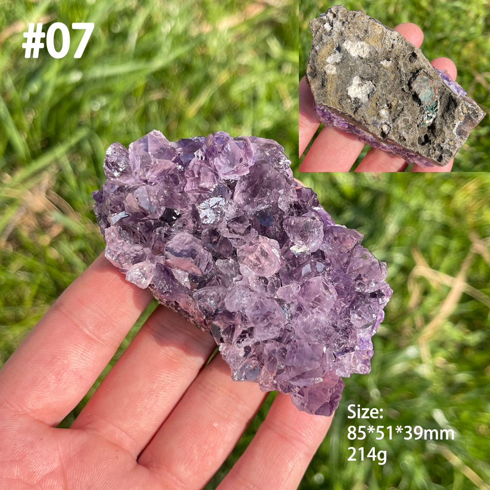 Unique,Natural Crystal Amethyst Cluster