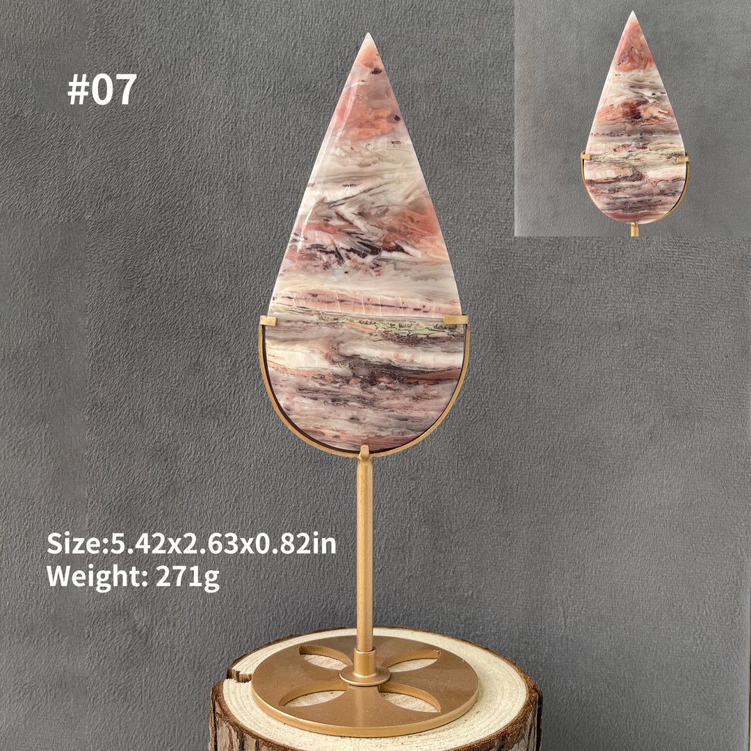 Unique,Natural Crystal Teardrop