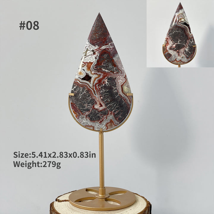 Unique,Natural Crystal Teardrop