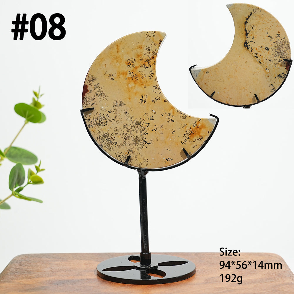 Unique,Natural Crystal Picture Jasper Moon
