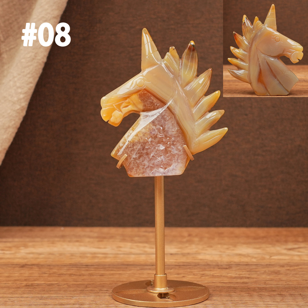 Unique, Agate Geode Unicorn