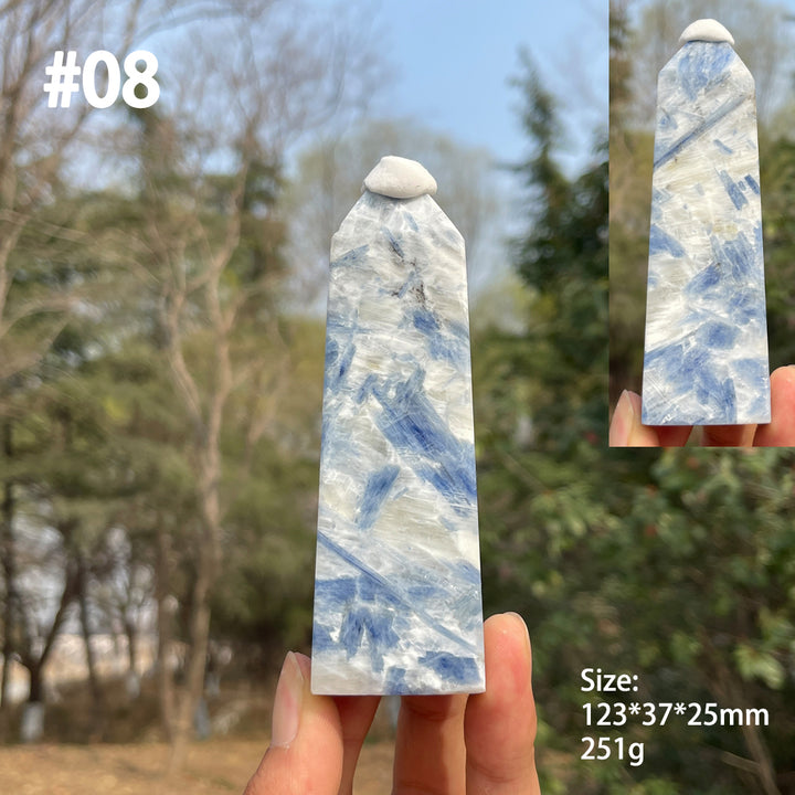 Unique,Natural Crystal Blue Kyanite Point