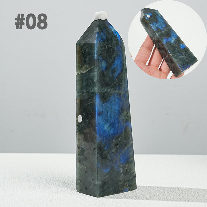 Unique, Natural Labradorite Point