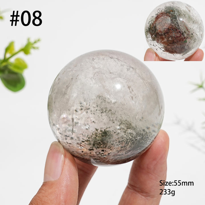 Unique,Natural Crystal Garden Quartz Sphere