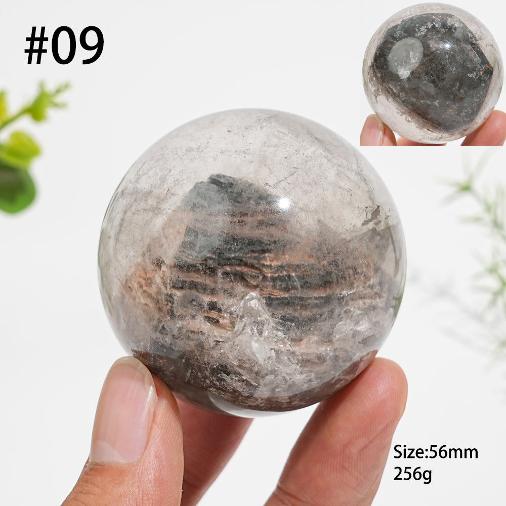 Unique,Natural Crystal Garden Quartz Sphere