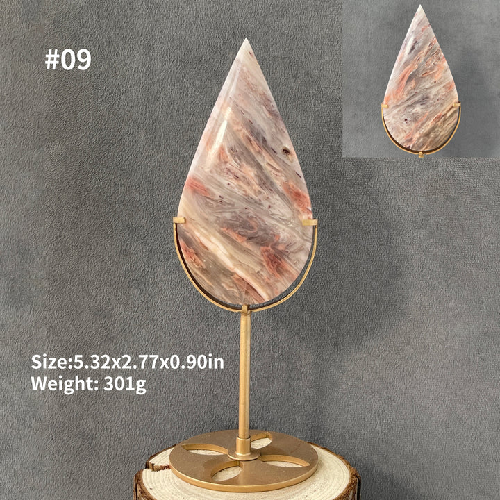 Unique,Natural Crystal Teardrop