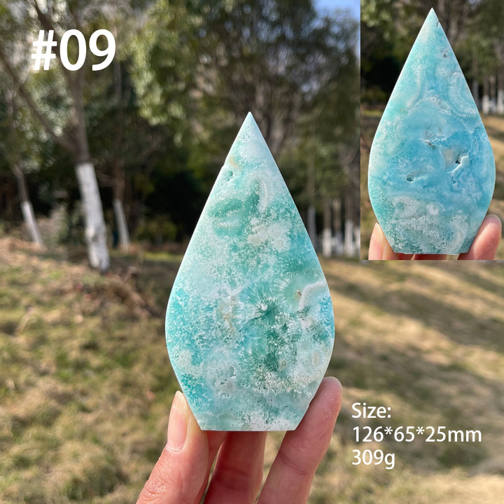 Unique,Natural Crystal Hemimorphite Teardrop