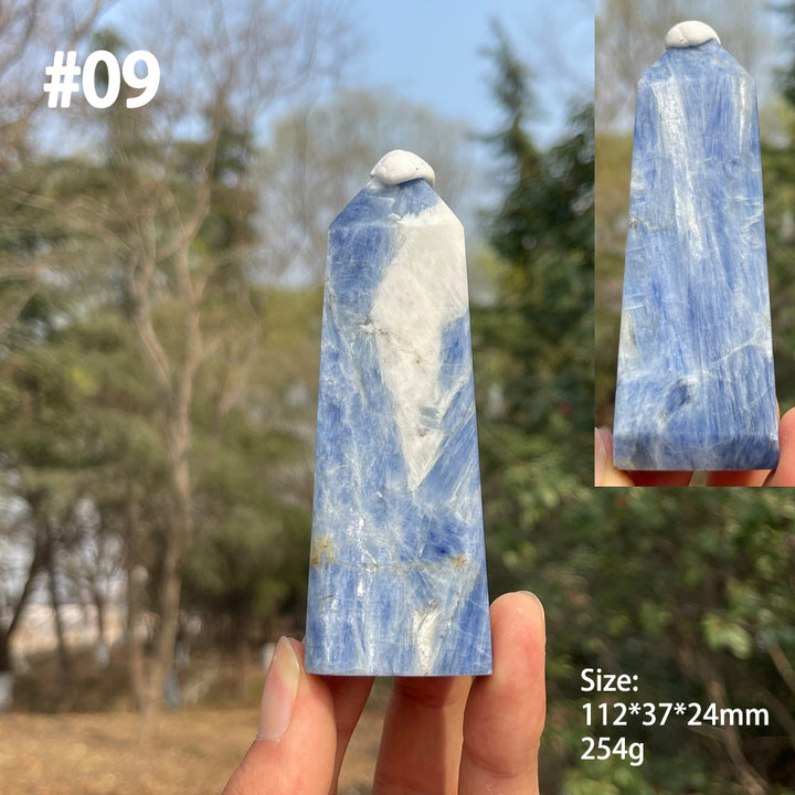 Unique,Natural Crystal Blue Kyanite Point
