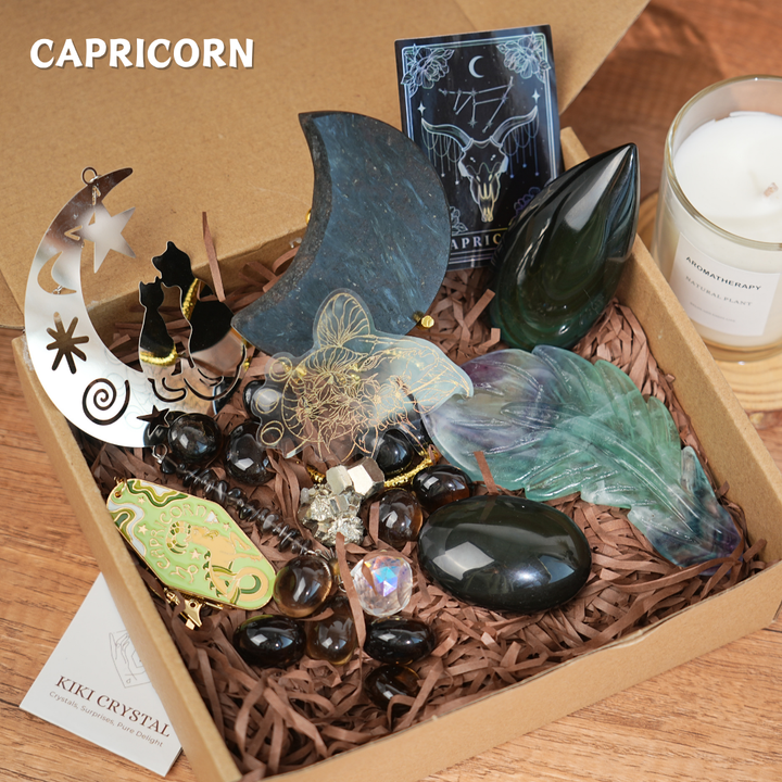 Exclusive Natural Zodiac Crystal Healing Set