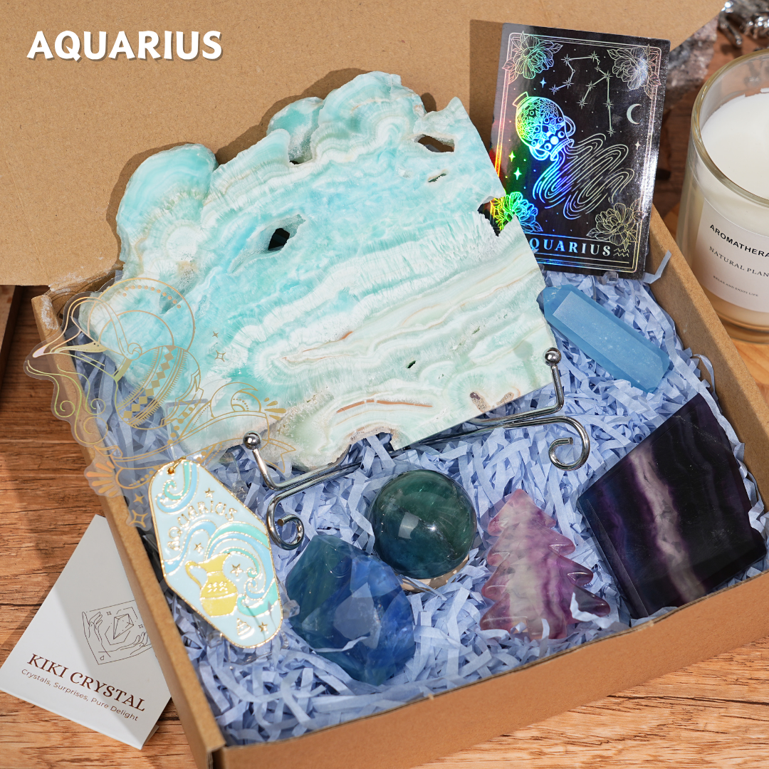 Exclusive Natural Zodiac Crystal Healing Set