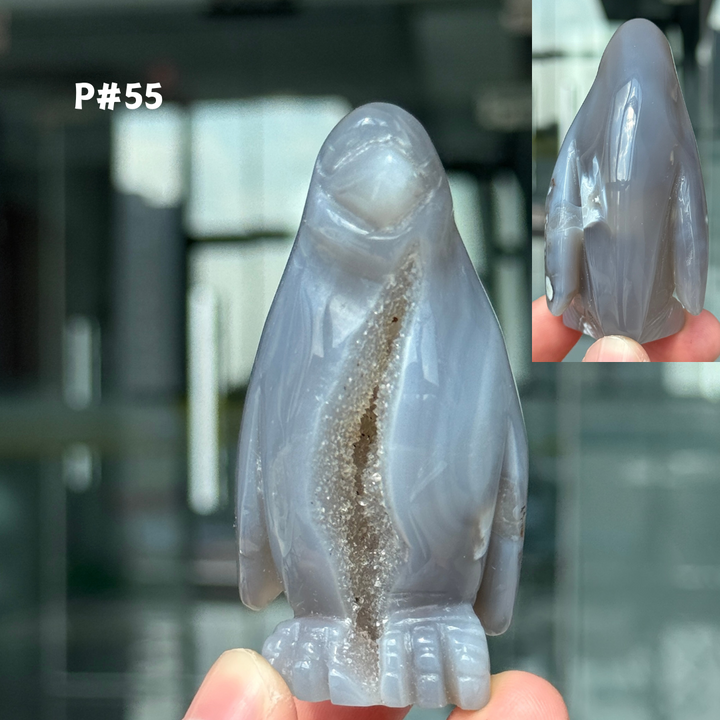 Unique, Agate Geode Penguin