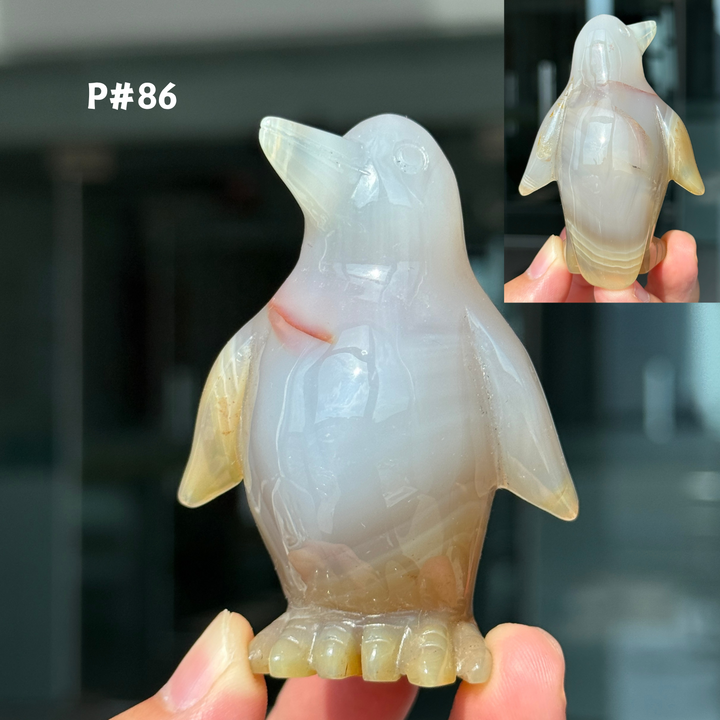 Unique, Agate Geode Penguin