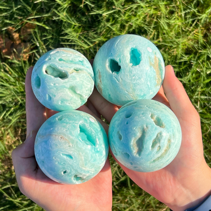 Unique,Hemimorphite Sphere
