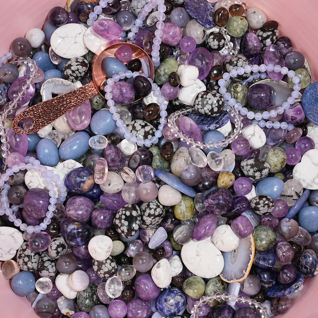 KIKI Crystal Blue & Purple Bedtime Relaxation Scoop