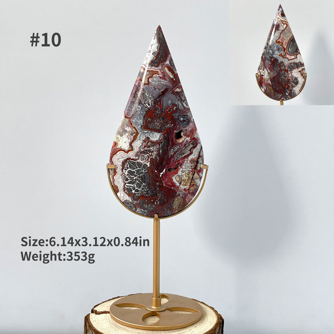 Unique,Natural Crystal Teardrop