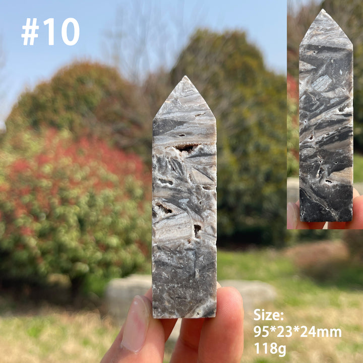 Unique,A Slightly Imperfect Natural Sphalerite Crystal Point