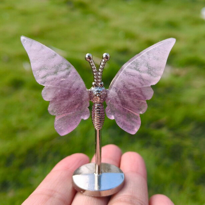 Crystal Fluorite Butterfly
