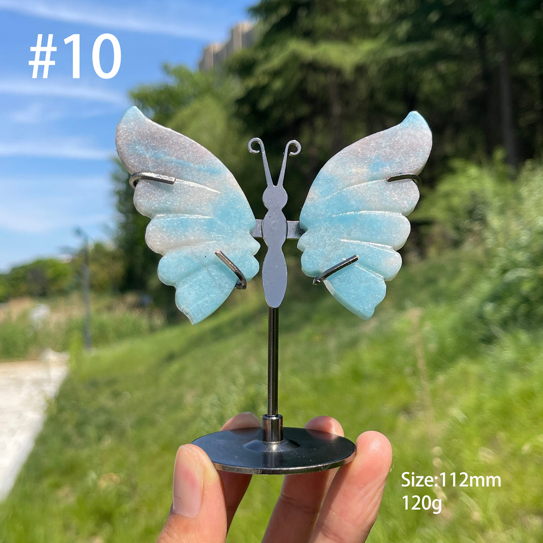 Unique,Natural Trolleite Butterfly Wings Display