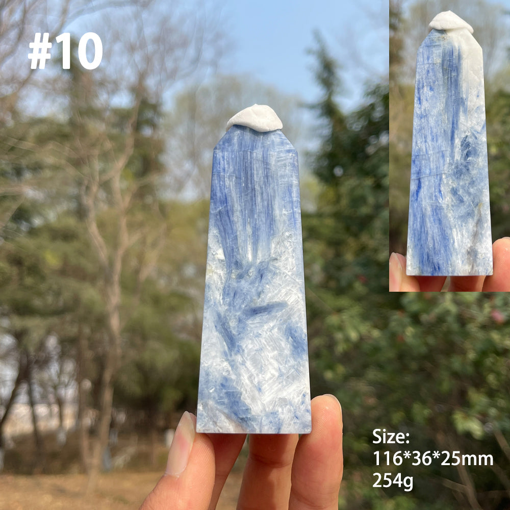 Unique,Natural Crystal Blue Kyanite Point