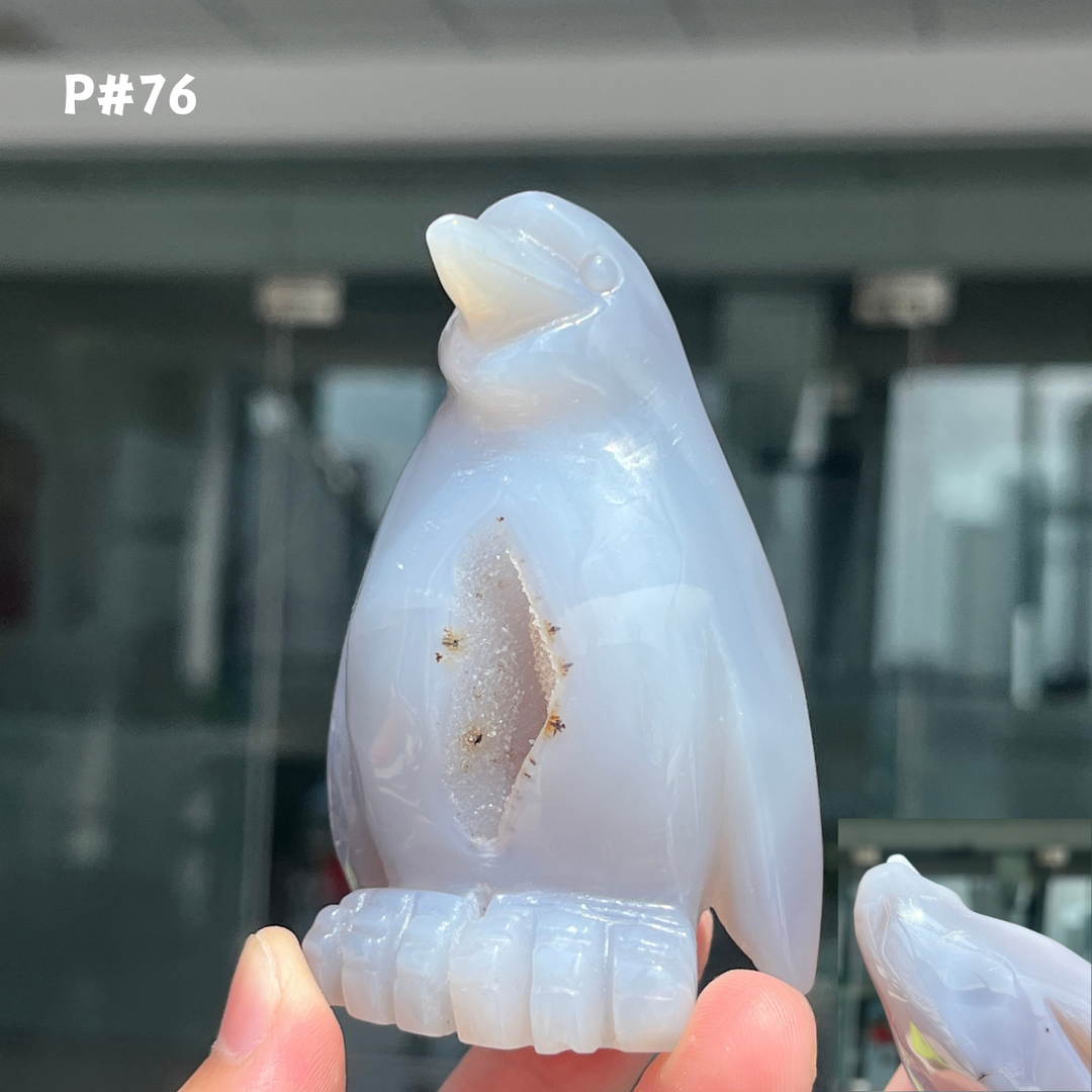 Unique, Agate Geode Penguin