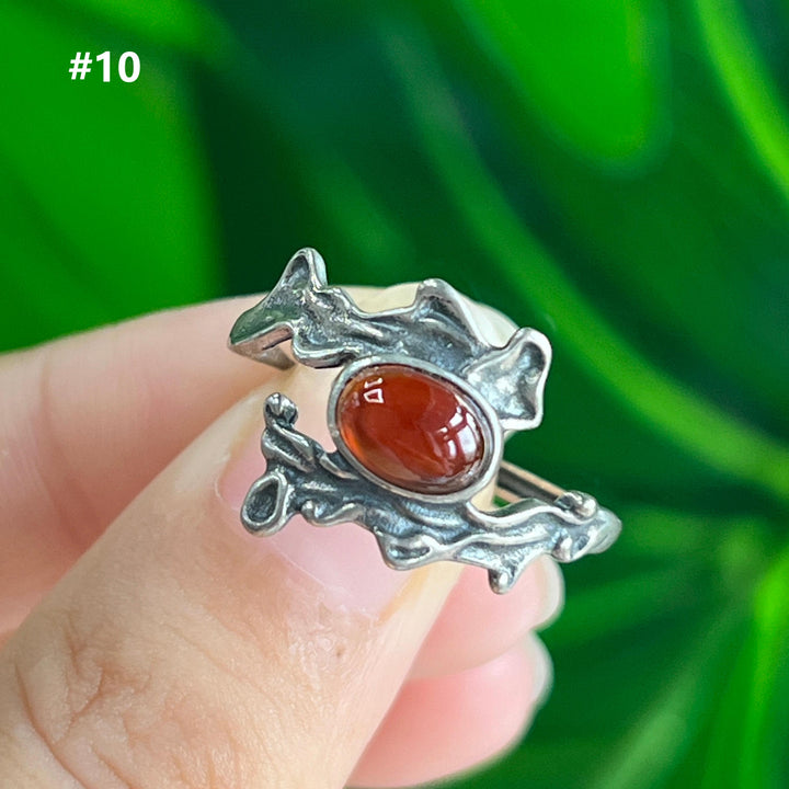 Garnet Ring,S925
