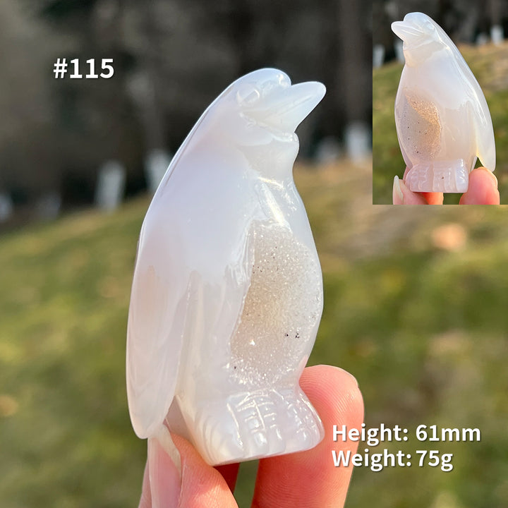 Unique, Agate Geode Penguin