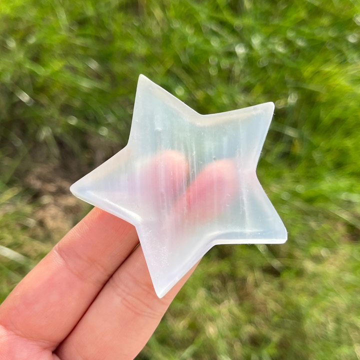 Selenite Star Bowl