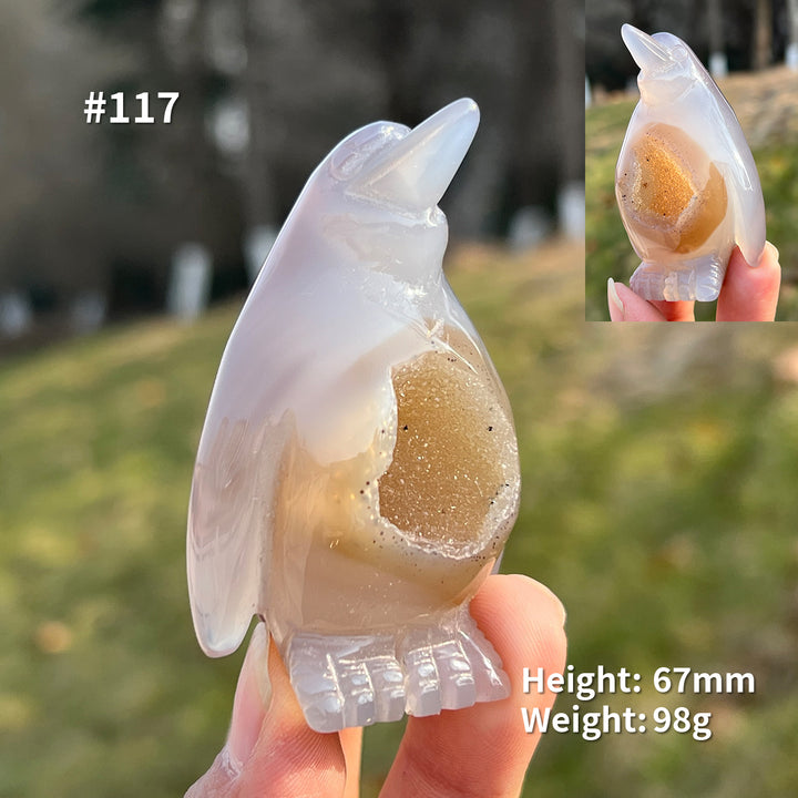 Unique, Agate Geode Penguin