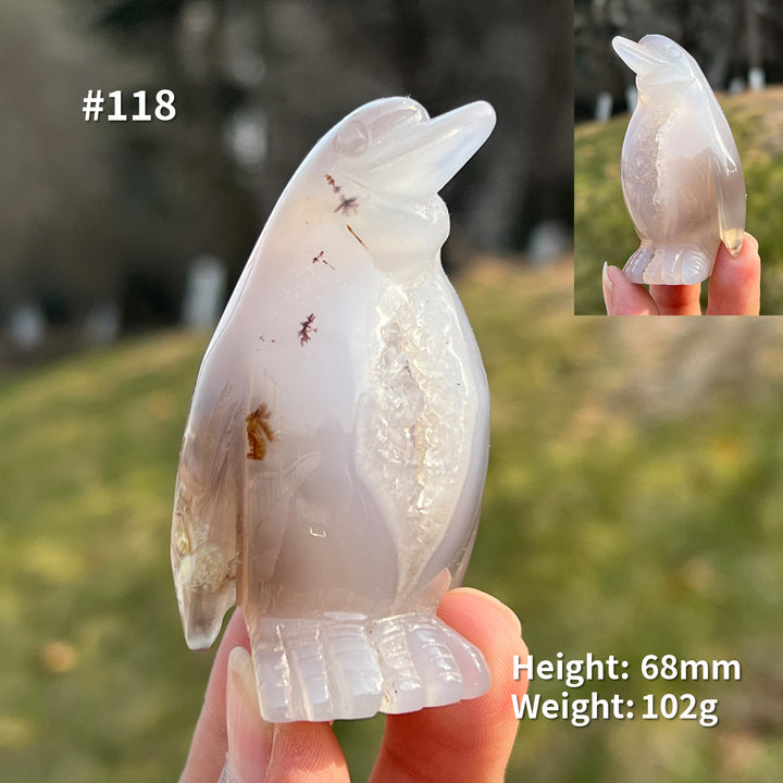 Unique, Agate Geode Penguin