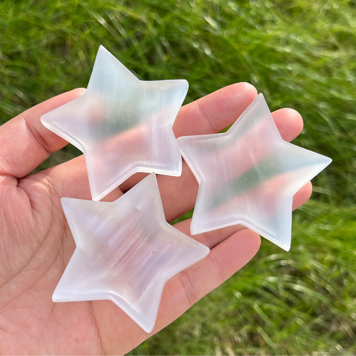 Selenite Star Bowl