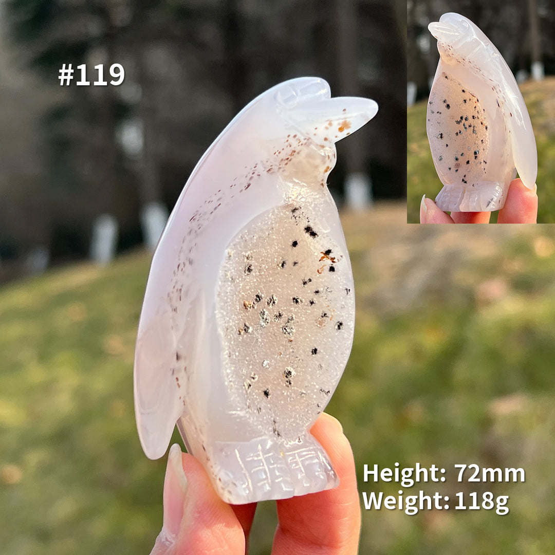 Unique, Agate Geode Penguin